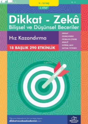 Hız Kazandırma ( 9 - 10 Yaş 3 Kitap, 290 Etkinlik )