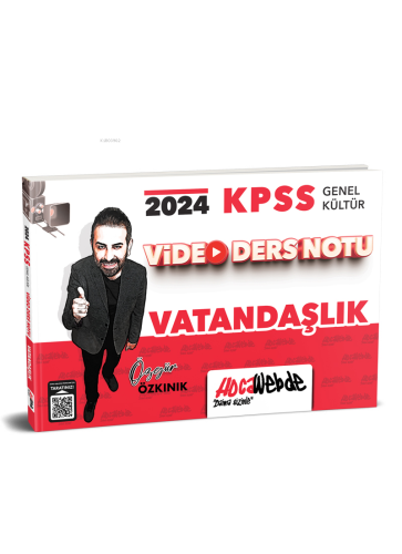 HocaWebde Yayınları 2024 KPSS Genel Kültür Vatandaşlık Video Ders Notu