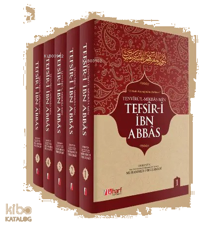 İbn Abbas Tefsiri (5 Cilt Takım);15 Hadis Kaynağından Derlenen Tefsir-i İbn Abbas