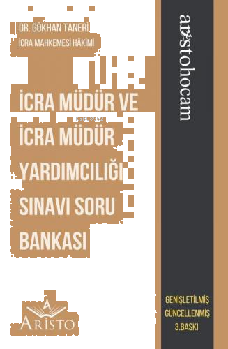 İcra Müdür ve İcra Müdür Yardımcılığı Sınavı Soru Bankası