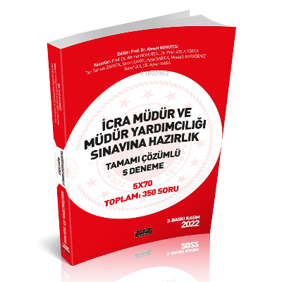 İcra Müdür ve Müdür Yardımcılığı Tamamı Çözümlü 5 Deneme