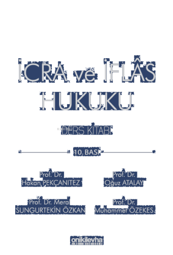 İcra ve İflas Hukuku Ders Kitabı