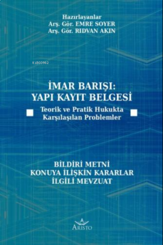 İmar Barışı: Yapı Kayıt Belgesi