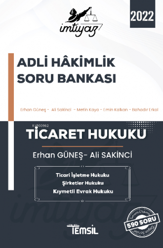 Imtiyaz Ticaret Hukuku Adli Hakimlik Soru Bankası 2021