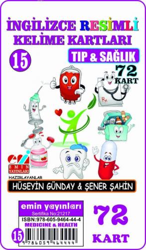 İngilizce 15.Tıp ve Sağlık / Resimli Kelime Kartları 72-Kart