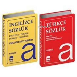 İngilizce-Türkçe Sözlük ve Türkçe Sözlük (2 Kitap Set Biala Kapak)