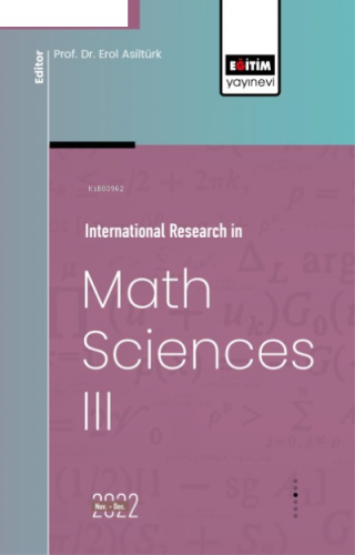 International Research in Math Sciences III