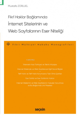 İnternet Sitelerinin ve Web Sayfalarının Eser Niteliği