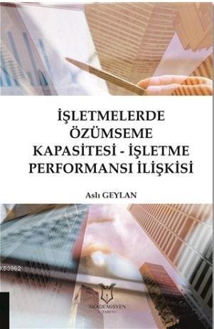 İşletmelerde Özümseme Kapasitesi - İşletme Performansı İlişkisi