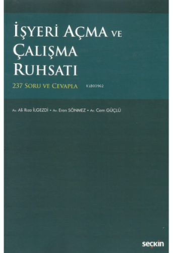 İşyeri Açma ve Çalışma Ruhsatı