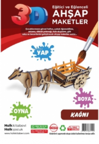 Kağnı Ahşap Maket