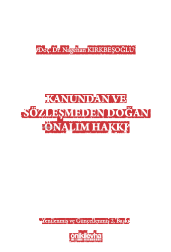 Kanundan ve Sözleşmeden Doğan Önalım Hakkı