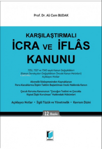 Karşılaştırmalı İcra ve İflas Kanunu