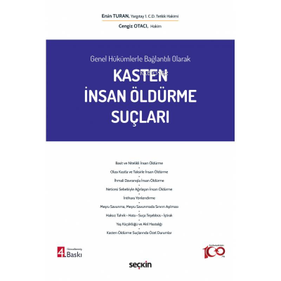 Kasten İnsan Öldürme Suçları