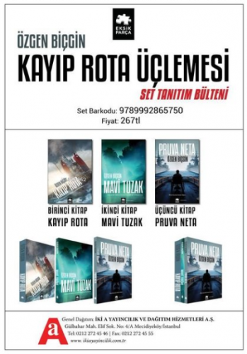 Kayıp Rota Üçlemesi Seti - 3 Kitap Takım