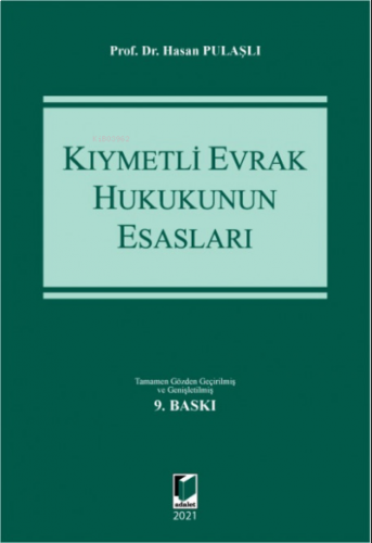 Kıymetli Evrak Hukukunun Esasları