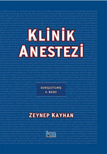 Klinik Anestezi