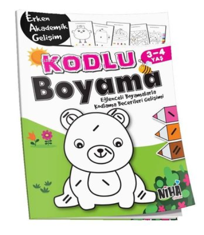 Kodlu Boyama 3 - 4 Yaş