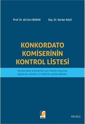 Konkordato Komiserinin Kontrol Listesi