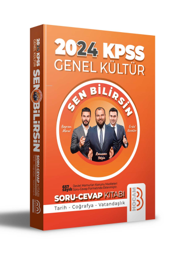 KPSS 2024 Genel Kültür Sen Bilirsin Tarih-Coğrafya-Vatandaşlık Soru Ce