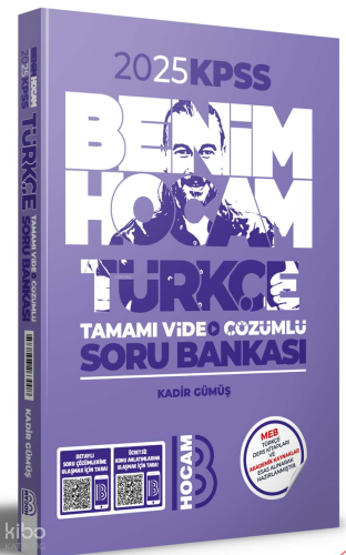 KPSS Türkçe Tamamı Video Çözümlü Soru Bankası Benim Hocam Yayınları