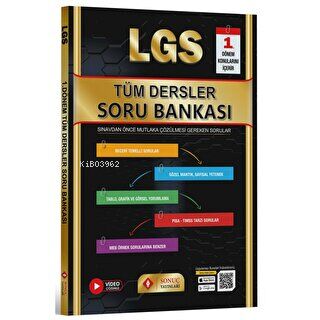 Lgs Tüm Dersler Soru Bankası 1.Dönem