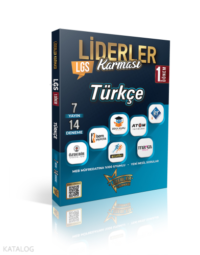 Liderler Karması 8. Sınıf LGS 1. Dönem Türkçe 7 Yayın 14 Deneme