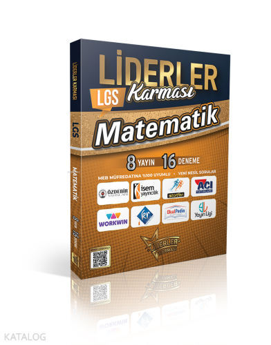 Liderler Karması 8. Sınıf LGS Matematik Denemeleri 8 Yayın 16 Deneme