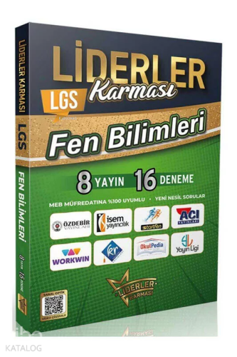Liderler Karması LGS Fen Bilimleri Denemeleri 8 Yayın 16 Deneme