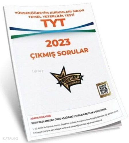 Liderler Karması Tyt Çıkmış Sorular 2023