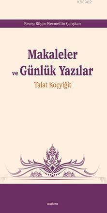 Makaleler ve Günlük Yazılar