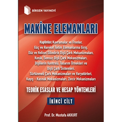 Makine Elemanları Teorik Esaslar ve Hesap Yöntemleri