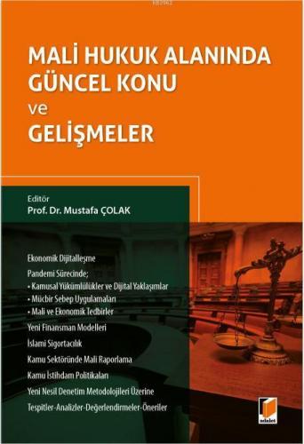 Mali Hukuk Alanında Güncel Konu ve Gelişmeler