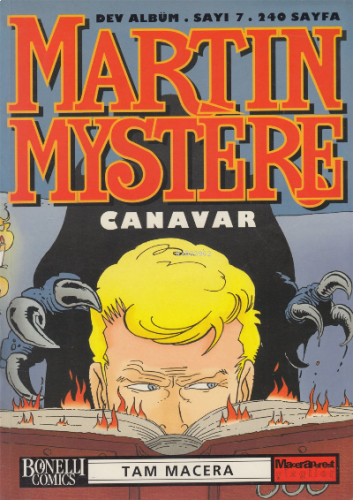 Martin Mystere Dev Albüm Sayı: 7 ;Canavar