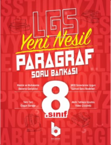 Matematik Soru Bankası;LGS Yeni Nesil