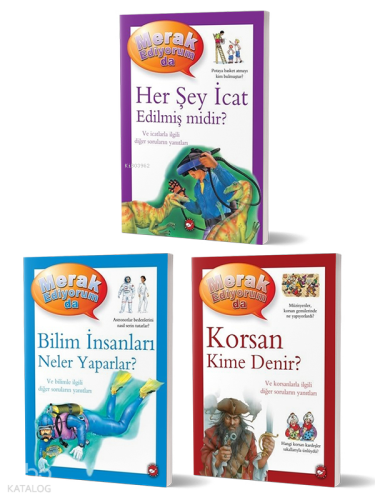 Merak Ediyorum Da Serisi Bilim Kitapları Seti - (3 Kitap)