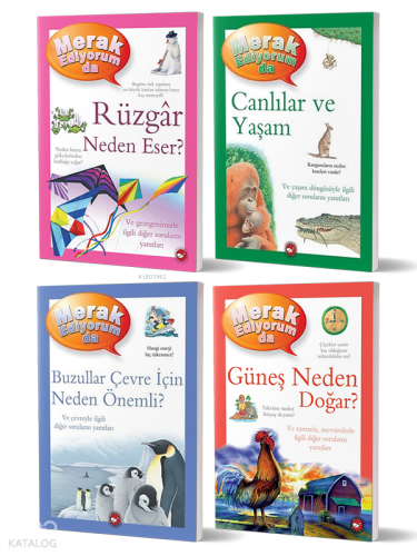 Merak Ediyorum Da Serisi Doğa Kitapları Seti - (4 Kitap)