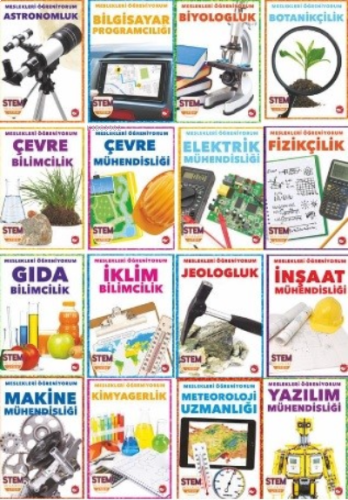 Meslekleri Öğreniyorum Set – 16 Kitap