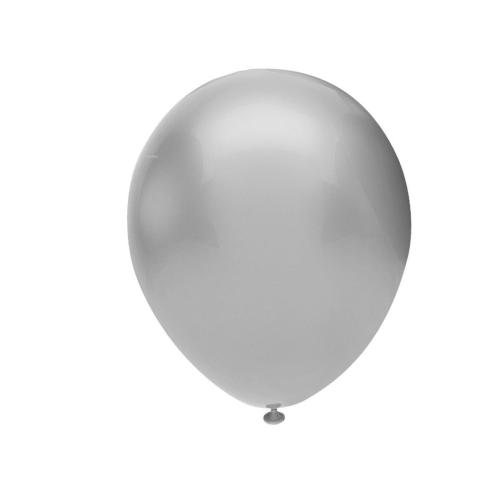 Metalik Balon Silver 100'lü Paket