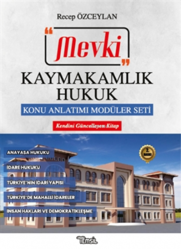 Mevki Kaymakamlık Hukuk Konu Anlatımı Modüler Seti