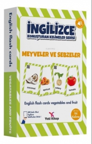 Meyveler ve Sebzeler - İngilizce Konuşturan Kelimeler Serisi English F