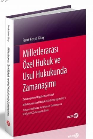 Milletlerarası Özel Hukuk ve Usul Hukukunda Zamanaşımı