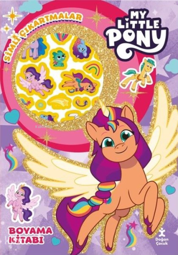 My Little Pony Star Simli Çıkartmalı Boyama Kitabı