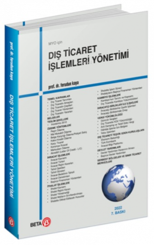 MYO İçin Dış Ticaret İşlemleri Yönetimi