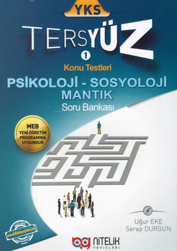 Nitelik Yayınları YKS Psikoloji Sosyoloji Mantık Tersyüz Soru Bankası 