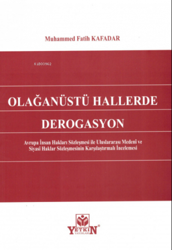 Olağanüstü Hallerde Derogasyon