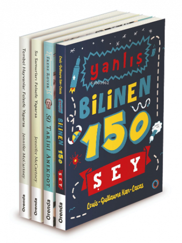 Orenda 4 lü Set Kitap ;Bilimden Tarihe, Genel Kültürden Her Şeye