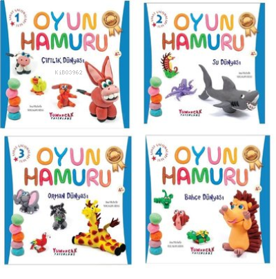 Oyun Hamuru Eğitim Seti-4 Kitap