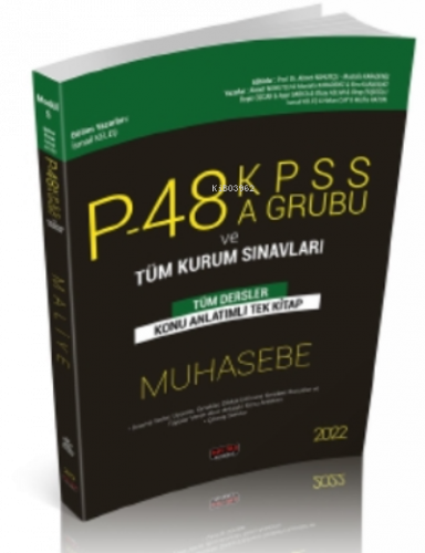 P48 KPSS A Grubu ve Tüm Kurum Sınavları Muhasebe Konu Anlatımlı Savaş 