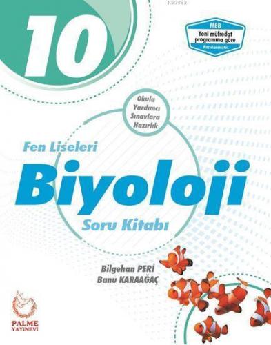 Palme Yayınları 10. Sınıf Fen Liseleri Biyoloji Soru Kitabı Palme